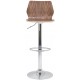 Stork Height Adjustable Wooden Bar Stool